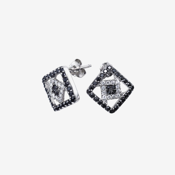 Square Diamond Earrings